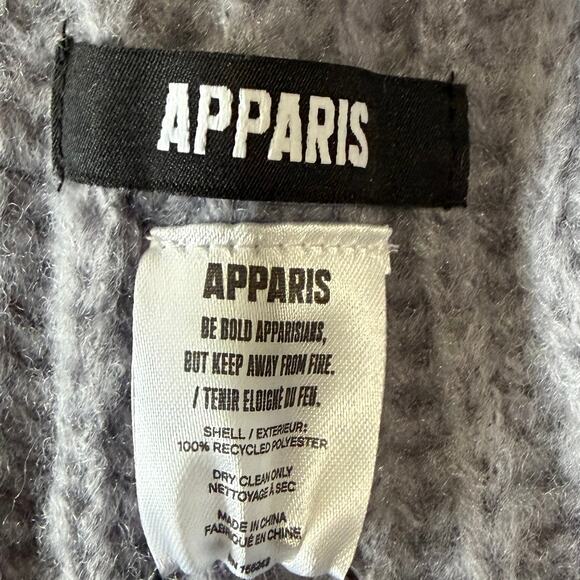 Apparis Nokia Scarf Gray Sustainable Warm Soft Cozy Fall Winter Knitted NWT - Picture 4 of 5